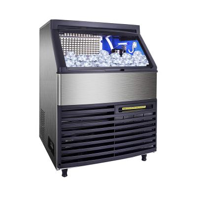 China Commercial Ice Cube Maker Machine Industrial Hotels 100kg Ice Machine for sale