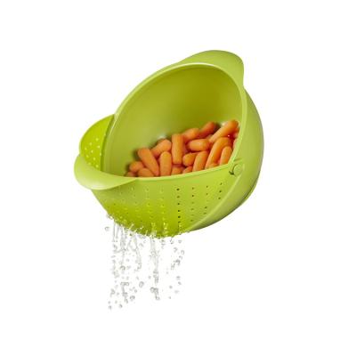 China Sustainable Eco-Friendly Plastic Rinse Bowl And Strainer for sale