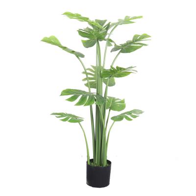 China Artificial Evergreen Potted Plant Plastic Tree Home Decoration Fake Art Factory Price for sale