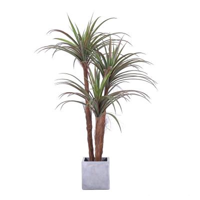 China High simulation decoration 5627 dracaena palm artificial yucca plant tree rostrata for sale