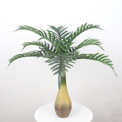 China Mini Small Fake Date Palm Phoenix Tree Plant Artificial Plastic Bonsai Indoor Outdoor Royal Decorative Art Decor Wholesale for sale