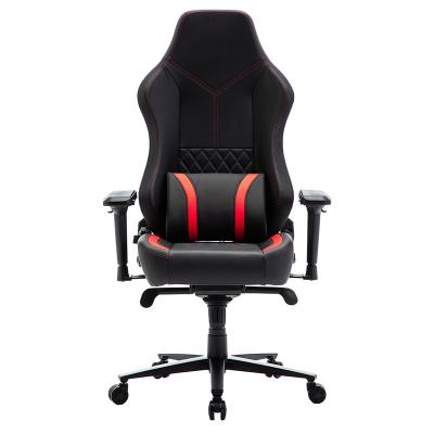 China Custom Logo Black Leather Adjustable Gamer Gaming Chair Ergonomic Reclining Game (Height) for sale