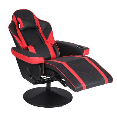 China Wholesale (Waist) Extended (Waist) PU Recliner Game Sofa Racing Style Single Adjustable Video Leather Gaming PU Chair for sale