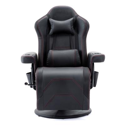 China Large Sofa Chair Video Gaming Single Sofa (Size) Adjustable High Quality Leather Gaming Chair Massager With Footrest for sale