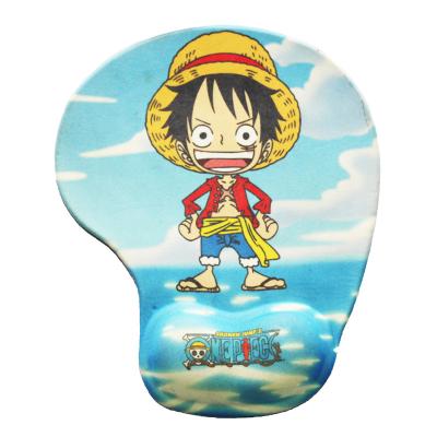 China WMP-052 Non Slip Funny Cartoon Gel Wrist Rest Custom Mouse Pad for sale