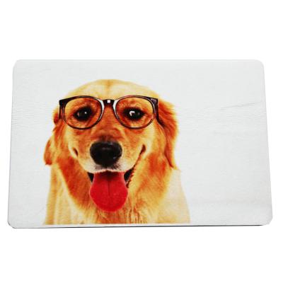 China BFM-001 Custom Designed Cartoon Dog Rubber Non Slip Bath Floor Mat for sale