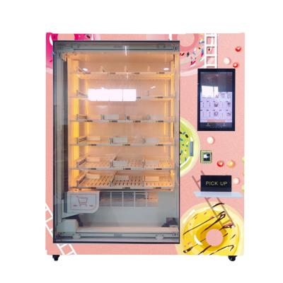 China SDK One-Stop Big Screen Cool Cake Bread Vending Machines With Lift for sale