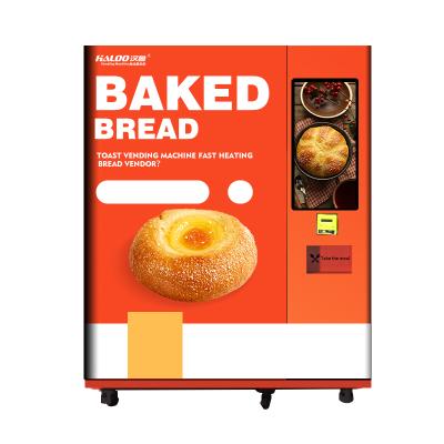 China SDK Auto Fresh Baked Food Bread-Cooking Vending Machine With Microwave Oven for sale