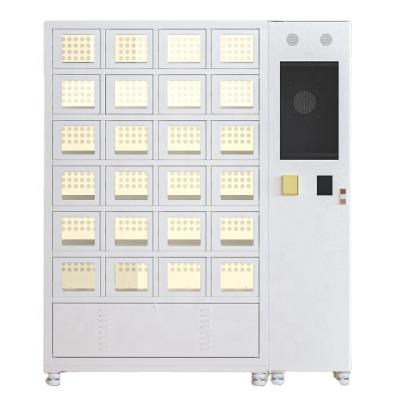 China Mall 24 Hours Cooling Locker Refrigerating Vending Machine for Fresh Fruit Salad Sushi Meat Flower Vegetable Egg for sale