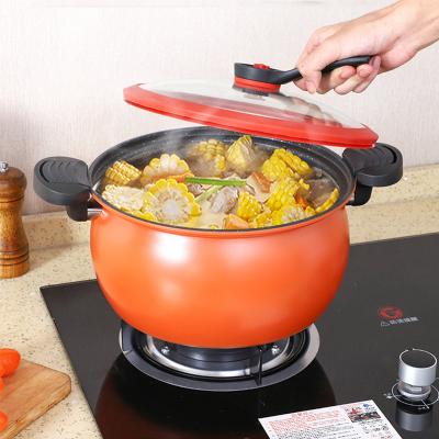 China New Style Viable Cookware 7 Liter Cast Iron Gas Cooker High Pressure Cooker Large Pot Soup Stick Multifunctional Home Non for sale