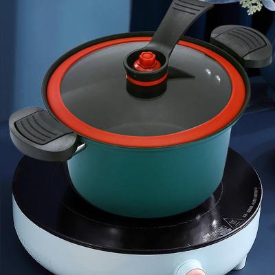 China 2022 Viable New Design Pressure Pot Cooker Made In China Cast Iron New Style Small Low Universal Pressure Cooker for sale