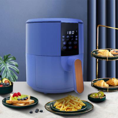 China Hotel No Multi Function Mini Portable Hot Commercial Potato Chips Air Fryer Machine Air-Oil Fryer Kitchen Appliances New Small 3L for sale