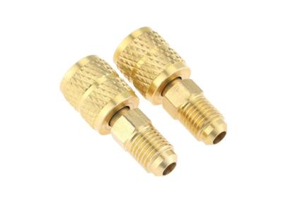 China Refrigerant Retrofit Brass Quick Coupler Adapter 1/4