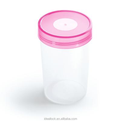 China Freshness Preservation 2L BPA Free Round Plastic Food Storage Containers With Lids for sale