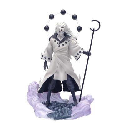 China High Quality Japanese Anime Cartoon Toy Figure Rikudou Uchiha Madara Action Numbers Model For Home Decoration for sale