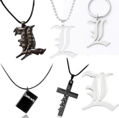 China FASHIONABLE HOT Note Necklace Anime Fashion Jewelry Anime Jewelry Pendant For Unisex Cosplay for sale