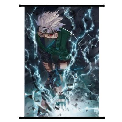 China Custom Japanese Anime Motor Vehicle Poster Art Fabric Anime Wall Scroll Waterproof For Home Decoration for sale