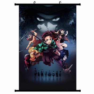 China Hot Anime Automotive Demon Slayer Kimetsu No Yaiba Custom Decorative Poster Waterproof Anime Poster for sale