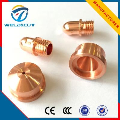 China cutting torch consumables parts trafimet a141 plasma cutting nozzle and electrode for sale