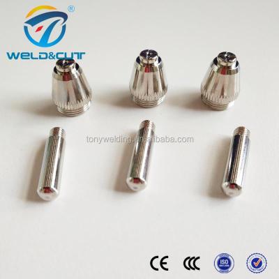 China AG60 SG55 Nozzle And Electrode Plasma Consumables Tips AG60 SG55 for sale