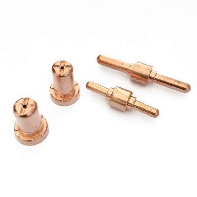 China PT31 copper plasma torch and PT31 cutting consumables nozzle and electrode for sale