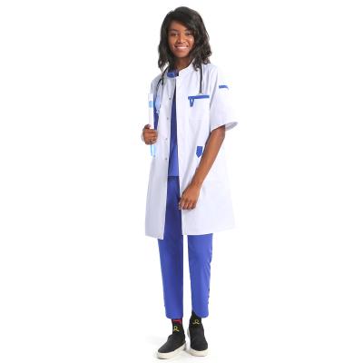 China Unisex Fashion Kids Lab Coat Fashionable Lab Coat Hospital Lab Coat for sale