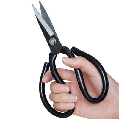 China Tiny sewing stainless steel J0216 u of black sharp scissors of no. 1 civilian for sale