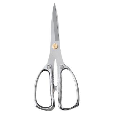 China Ju Zheng Sheng K26 Silver Phoenix Double Edge Kitchen Poultry Shear Scissors for sale