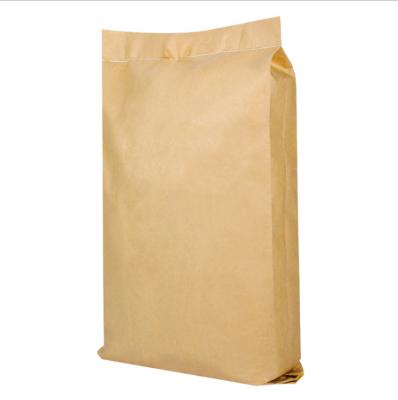 China Recyclable Custom Printing 25kg Kraft Paper Bags For Whole Milk Powder for sale