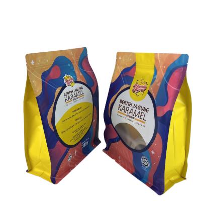 China Recyclable Food Grade 8 Laminated Plastic Bag Custom Printed Aluminum Foil Sides Sealed Holder Up Pouch for sale