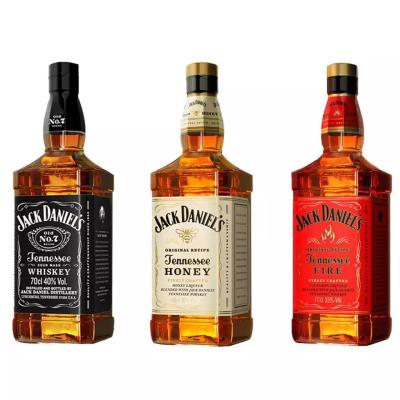 China Wholesale Beverage 375ml 500ml 700ml 750ml Whiskey Bottle Vodka Glass Bottles for sale