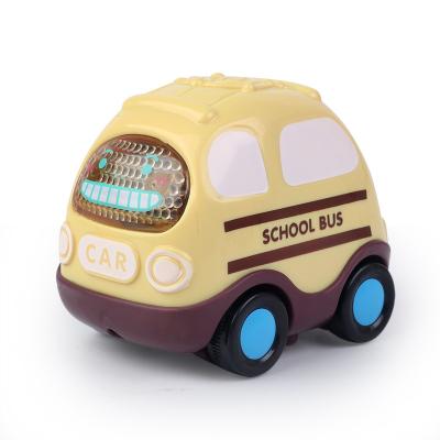 China Hot sale car children's toy mini school bus friction car inertia school bus toy for sale