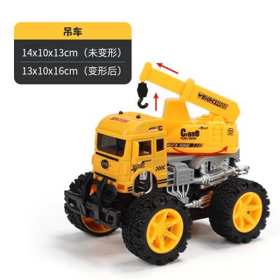 China Deformation Car Vehicle Toys For Kids Crane Excavator Concrete Mixer Mud Truck AP16 for sale