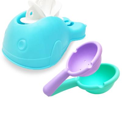 China Wholesale Kids Whale Playing Whale Water Trolley and Spoon Three Water Sets for sale