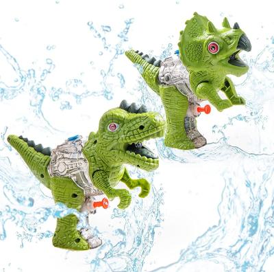 China Hot Kids Dinosaur Toys Plastic Cute Dinosaur Water Gun Water Gun Dinosaur Toy Gun for sale