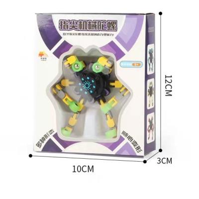 China Hot Selling Transformable Children's Toy Variant Mechanical Gyroscope Feeling Moving Person Spinner for sale