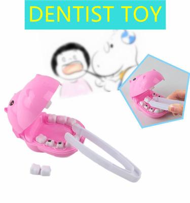 China Pretend Toy Set 9PCS Simulation Plastic Dentist Play Set Medical Kit Pretend Toy for Kids Hygienic Habit Cultivation Role Play Game for Kids for sale