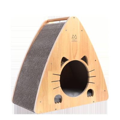 China 2021 Cat Furniture Solid Wood Cat Soft Cat Bed Breathable Warm Nest From Sale for sale