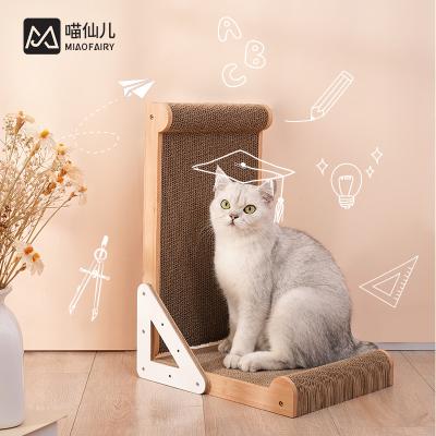 China Stocked Toy Cat Scratch Board Pet Cat Scratcher Multi Shape Grinded Paw Pet Toy With Catnip for sale