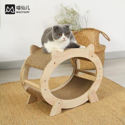 China Corrugated Paper Cat Scratch Board TV Model Cat Claw Cat Nest Hot Selling Viable Popular Customizable for sale