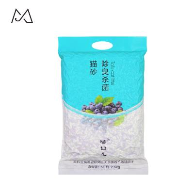 China Cat Litter Tofu Cat Dust Quick Ball 6L Low Pack Cat Supplies Viable Pack Fresh Deodorization Blueberry Sauce for sale