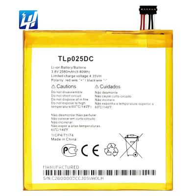 China TLP025DC OT-8050 8050E 8050D 9001 Mobile Phone 9001X Battery For Alcatel One Touch Pixi 4 6.0 5098O Battery for sale