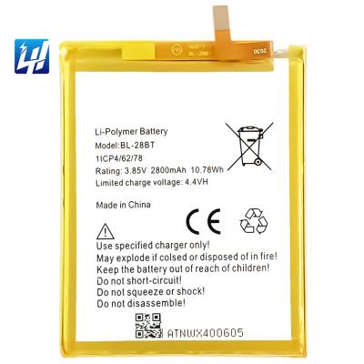 China BL-28BT mobile phone battery for Tecno WX4 WX4 pro battery rechargeable battery brand new 2021 real capacity for sale