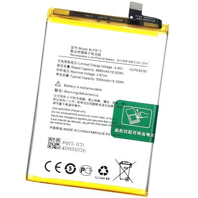 China Mobile Phone BLP813 1+Nord N100 100% Original Li-ion Polyer Rechargeable Battery For Oneplus Nord N200 for sale