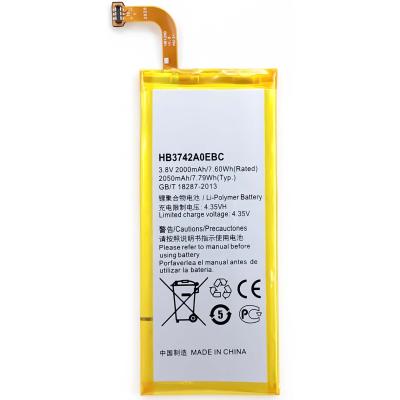 China Mobile Phone OEM HB3742A0EBC 100% Li-Polymer Rechargeable Battery For Huawei Ascend P6 G6 G620S G630 P7 mini attery P6-U06 for sale