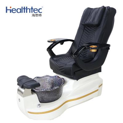 China Modern Nail Salon Beauty Furniture Healthtec Pipeless Foot Whirlpool Spa Chair Commercial Massage Manicure Chair for sale