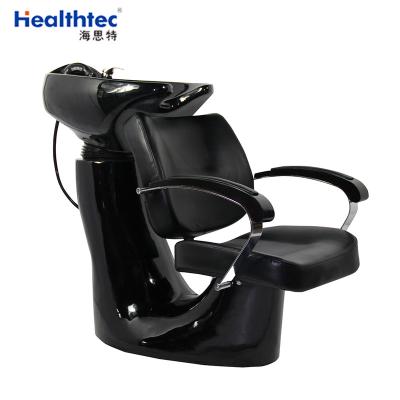 China Traditional Healthtec Hair Salon Shampoo Bowl And Chair for sale