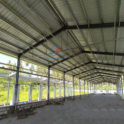 China Prefabricated Steel Structure Poultry House Easy Cleaning For Pig Farming for sale