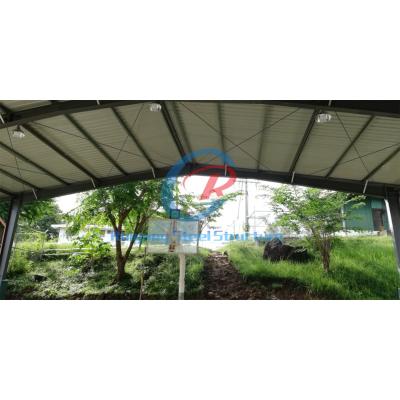 China Low Maintenance Robust Steel Basketball Court Prefabricated Steel Structure Stadium for sale