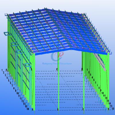 China Custom PEB Structural Steel Frame Commercial Building Low Maintenance for sale